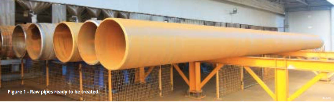 A New Shot Blasting Plant OMSG on Isoplus Mediterraneans Oil and Gas Pipelines 
