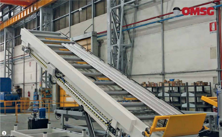 Granigliatura di profili estrusi in alluminio foto 3