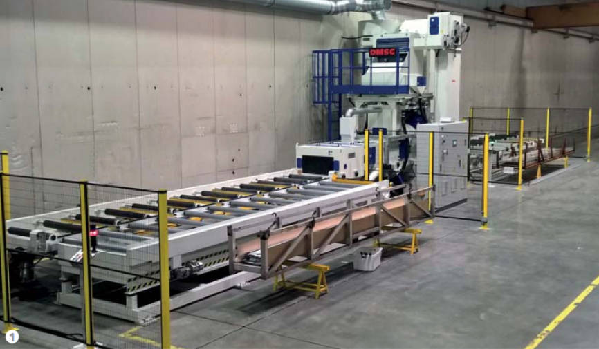 Granigliatura di profili estrusi in alluminio foto 1