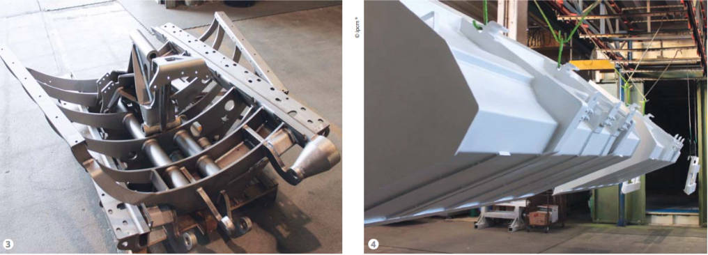 The new OMSG shot blasting plant installed at Ilcar Srl Cherasco