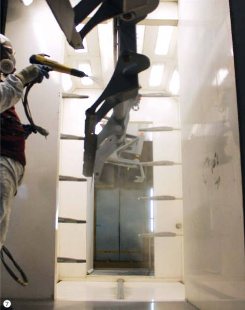 The new OMSG shot blasting plant installed at Ilcar Srl Cherasco